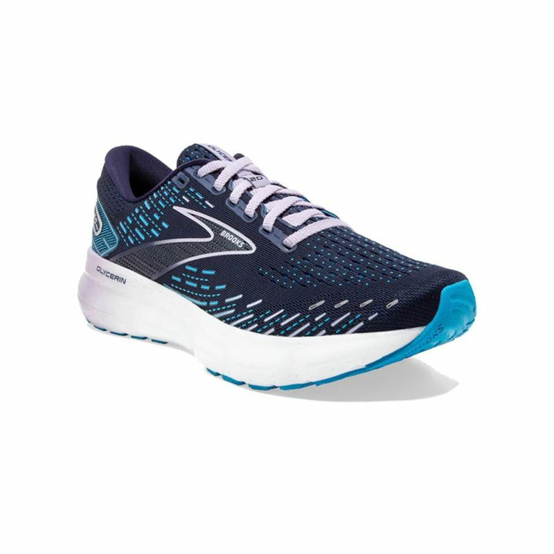 Running Shoes for Adults Brooks Glycerin 20 Wide Dark blue-3