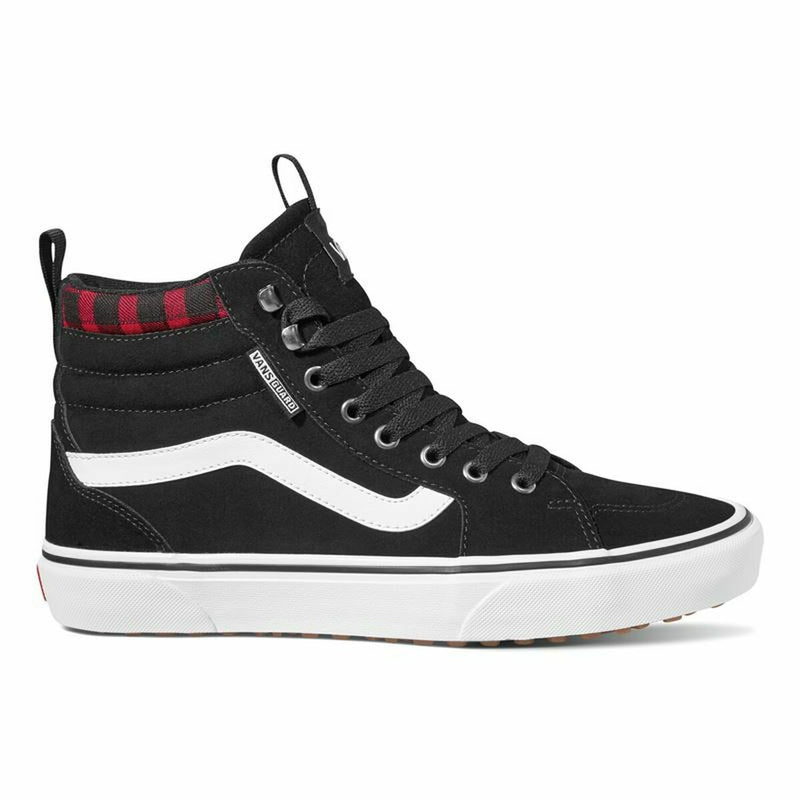 Zapatillas Casual Hombre Vans Filmore Hi VansGuard Rojo Negro-4