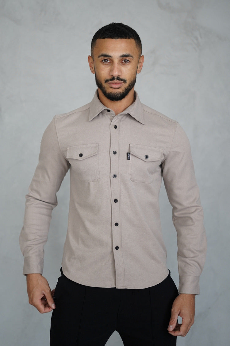 Camisa Casual Juvenil de Franela