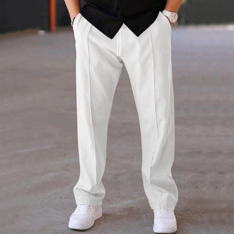 Casual Loose Straight Drawstring Sports Pants