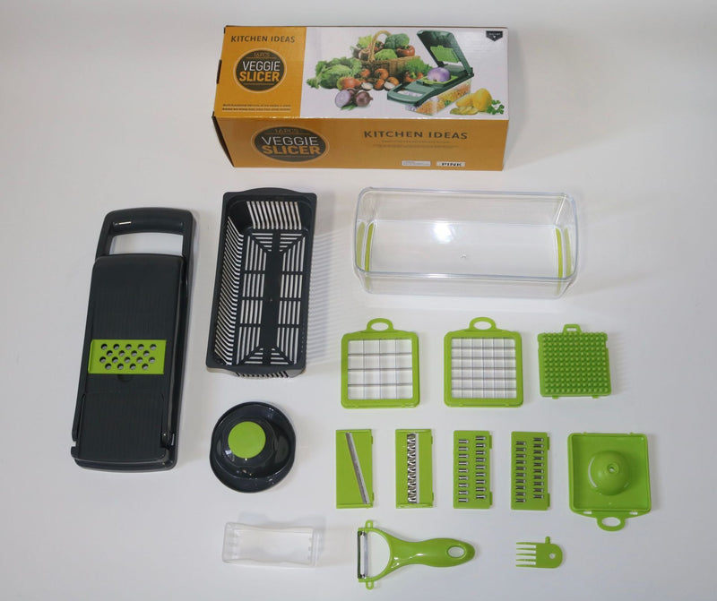 Kitchen Vegetable Cutter with Interchangeable Blades