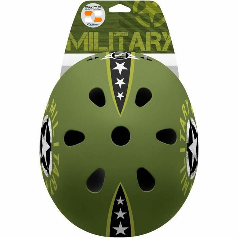 Helmet Stamp Military Star Black-1