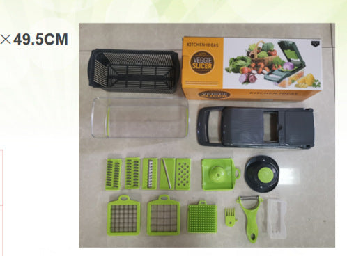 Kitchen Vegetable Cutter with Interchangeable Blades