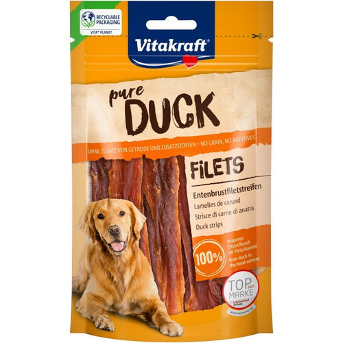 Snack para Perros Vitakraft Pure Duck Fillets 80 g-0