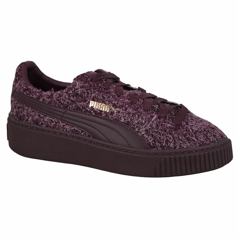 Sports Trainers for Women Puma Suede Platform Eletal  Purple-11