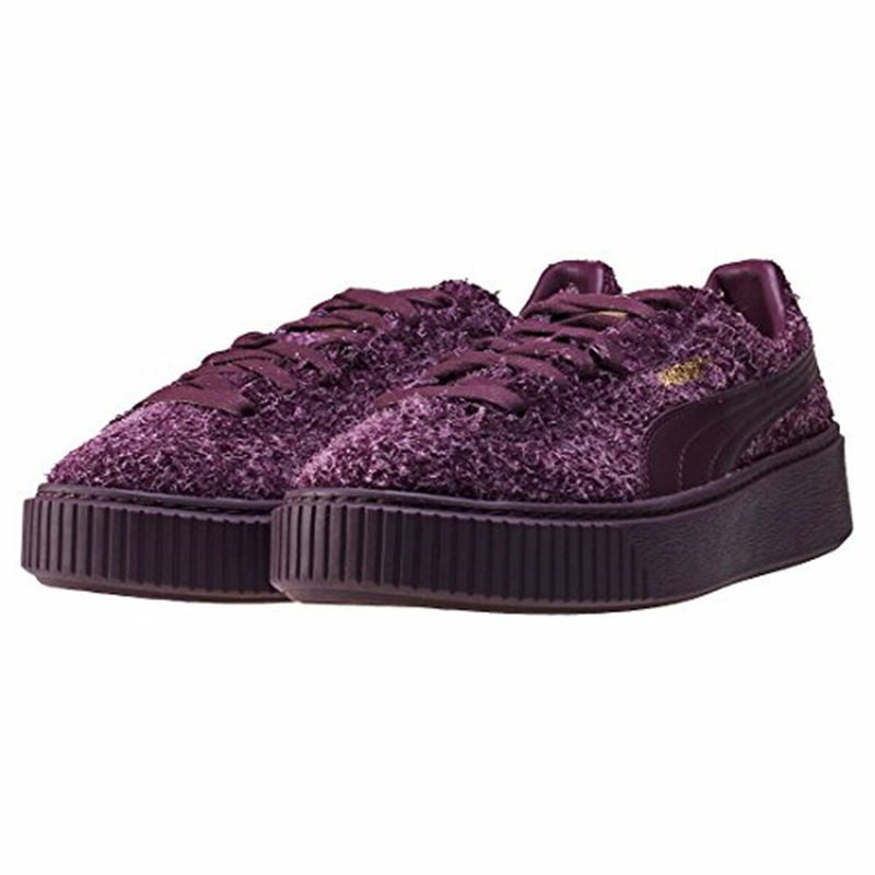 Sports Trainers for Women Puma Suede Platform Eletal  Purple-6