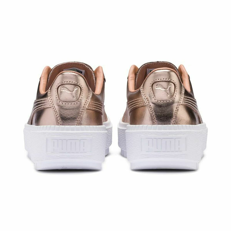 Zapatillas Casual de Mujer Puma Basket Platform Trace Luxe-3