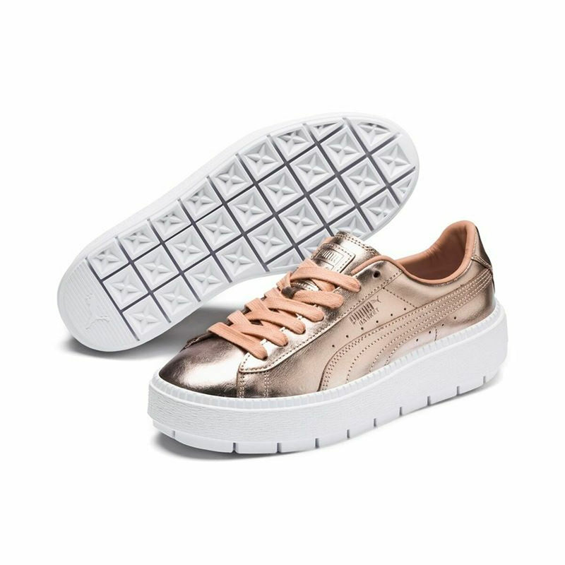 Zapatillas Casual de Mujer Puma Basket Platform Trace Luxe-2