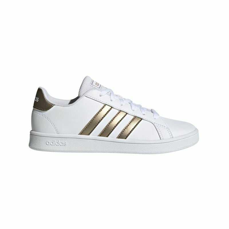 Zapatillas Deportivas Infantiles Adidas Grand Court Blanco-3