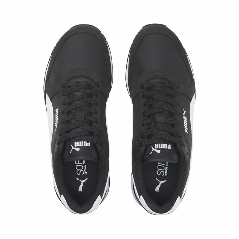 Running Shoes for Kids Puma St Runner V3 Black-3