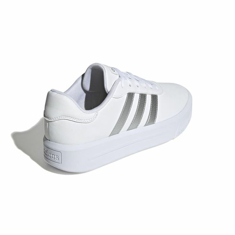 Zapatillas Casual de Mujer Adidas Court Platform Blanco-4