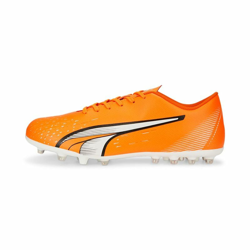 Botas de Fútbol para Adultos Puma Ultra Play Mg Naranja Unisex-0