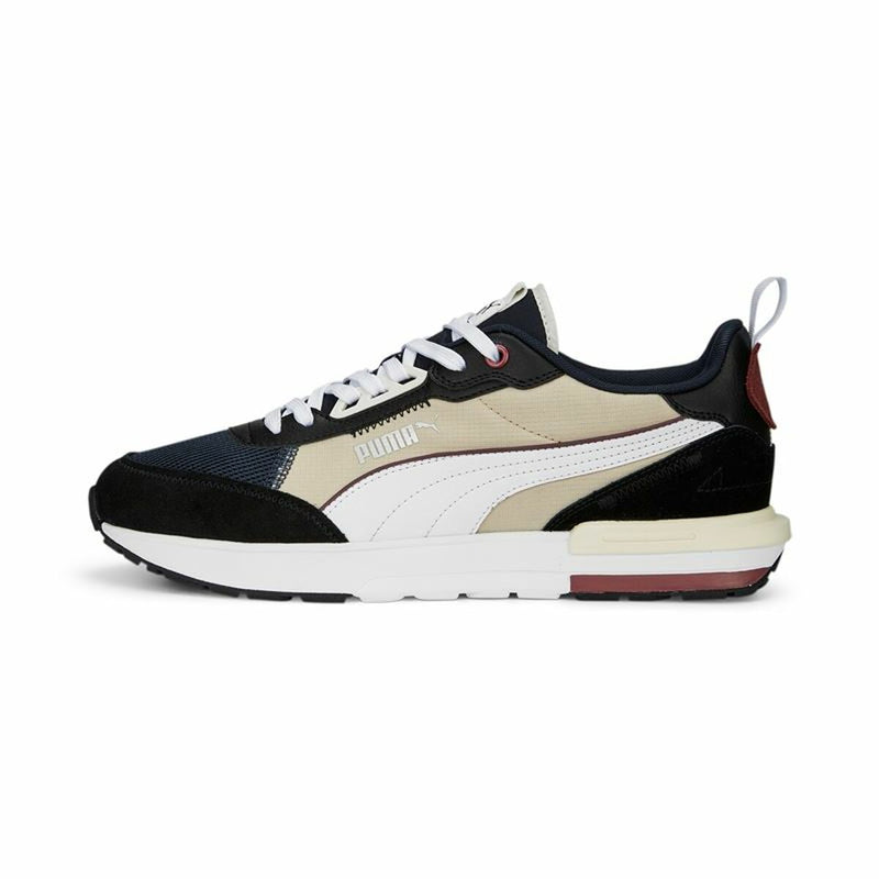 Men's Trainers Puma R22 Black Beige-0