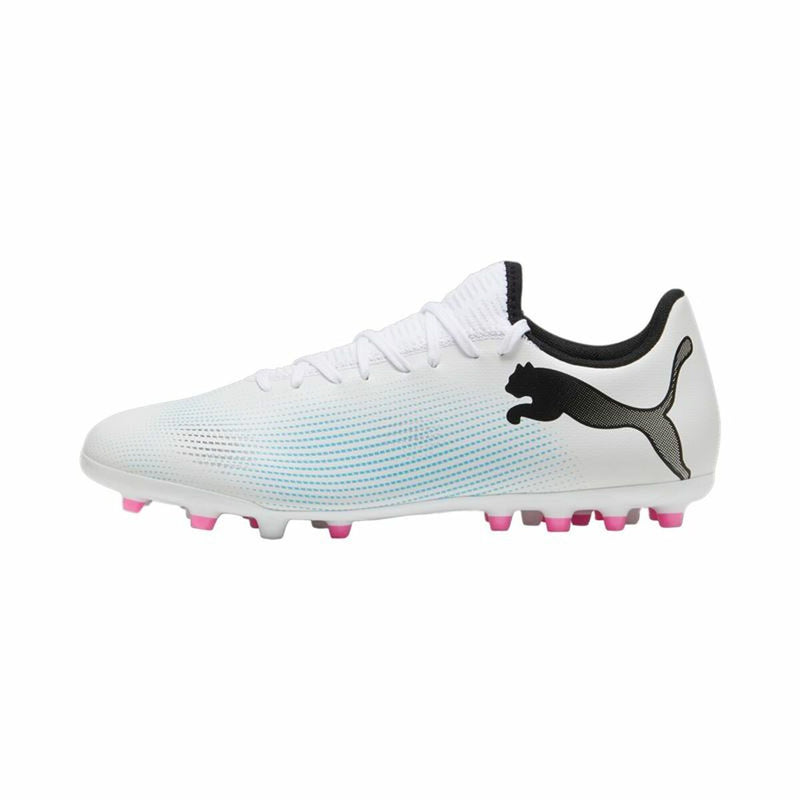 Botas de Fútbol Multitaco para Adultos Puma Future 7 Play MG Blanco-0