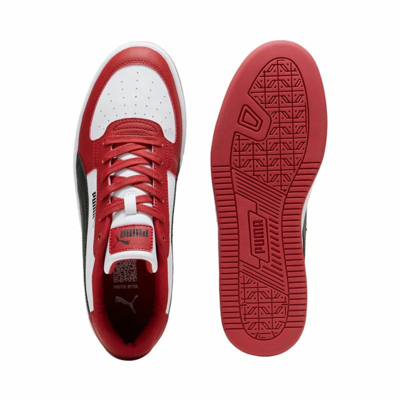 Men’s Casual Trainers Puma Caven 2.0 Club White Red-2