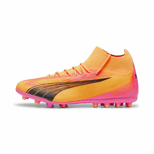 Botas de Fútbol Multitaco para Adultos Puma Ultra Pro MG Sun Stream Naranja-0