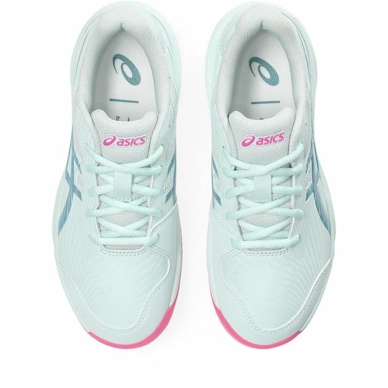 Children's Padel Trainers Asics Gel-Game 9  Light Blue-11