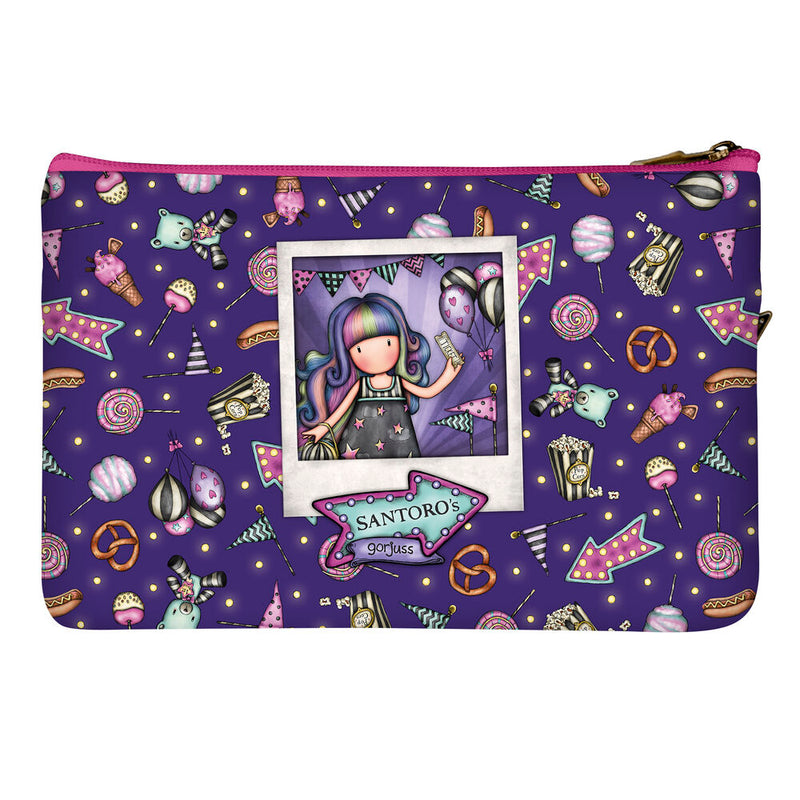 Estuche Escolar Gorjuss Up and away Morado (23.4 x 15.5 x 1.5 cm)-1