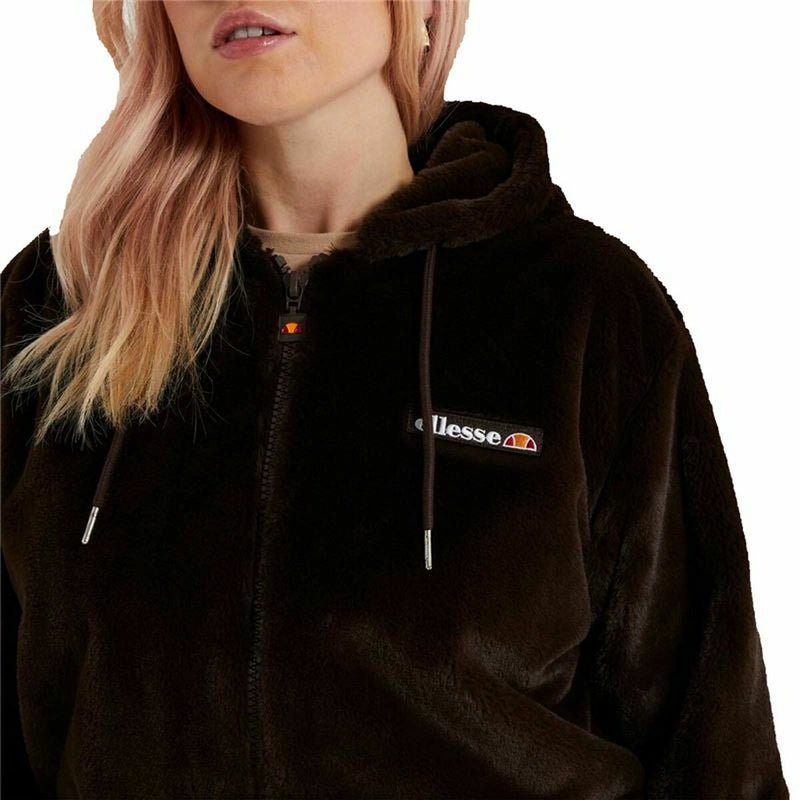 Women’s Zipped Hoodie Ellesse Vecellio Brown Lady Unisex-1