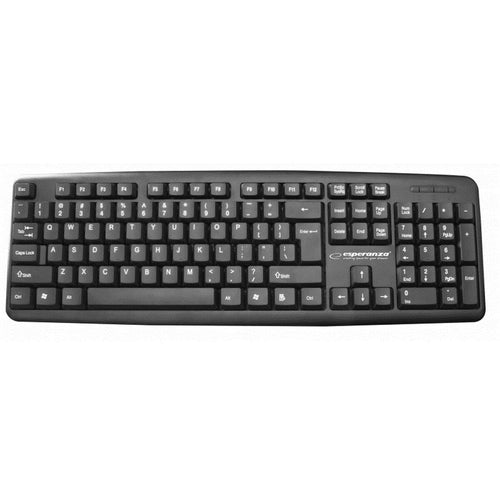 Keyboard Esperanza EK134 Black Multicolour Monochrome-0