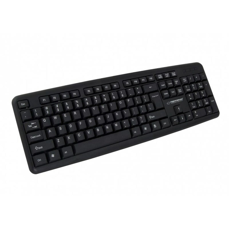 Keyboard Esperanza EK134 Black Multicolour Monochrome-3