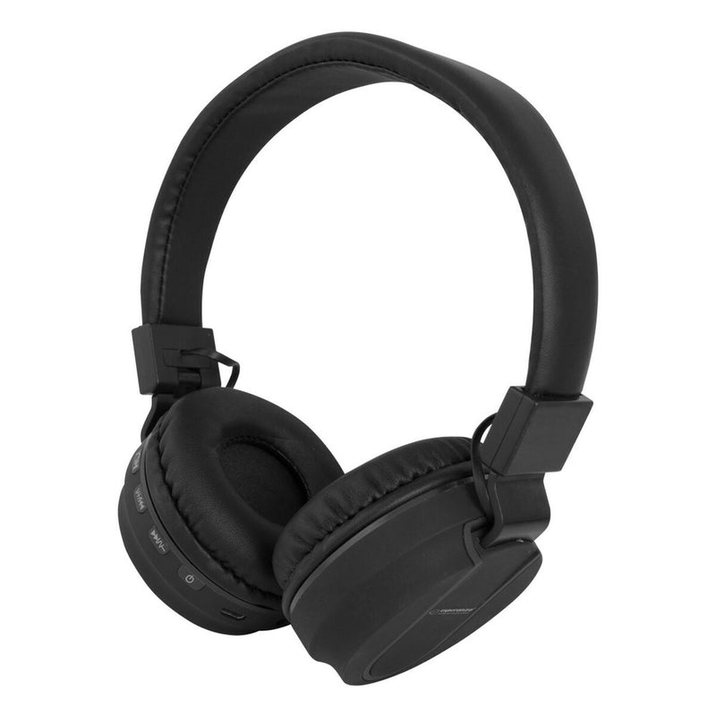 Auriculares con Micrófono Esperanza EH208K Negro-0