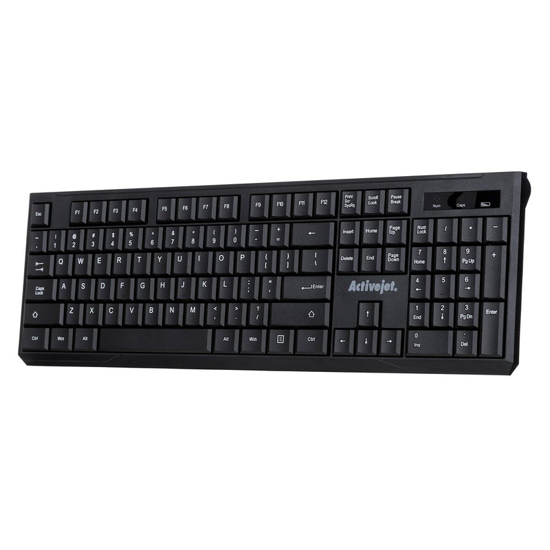 Keyboard Activejet K-3911W Black QWERTY-9