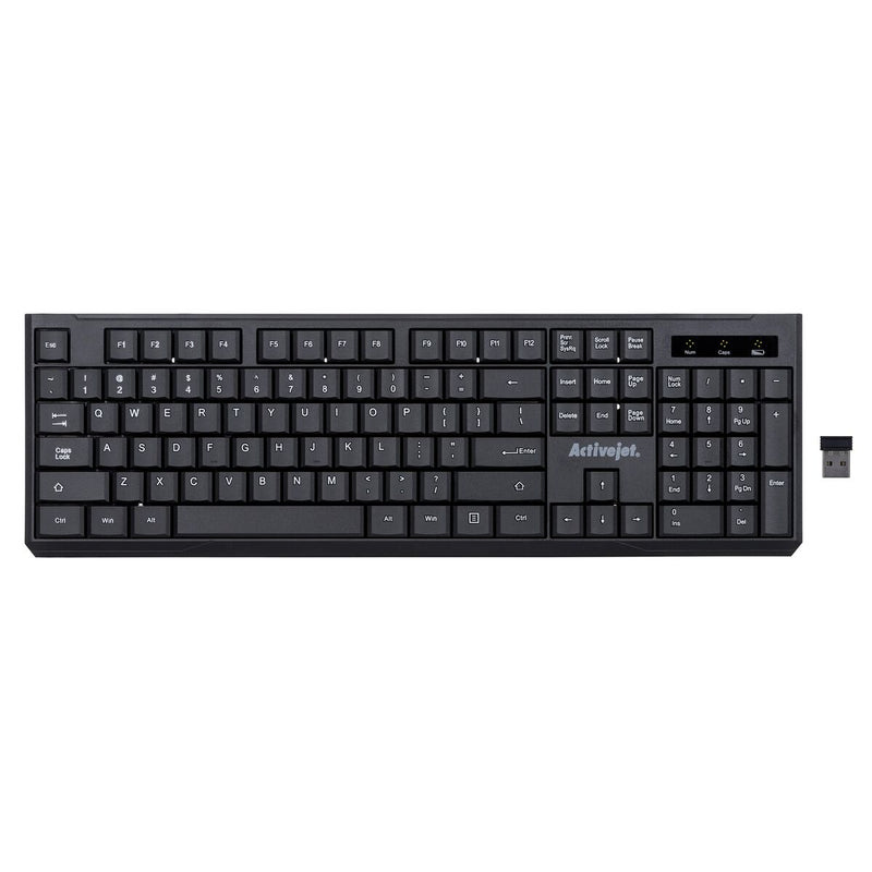 Keyboard Activejet K-3911W Black QWERTY-8