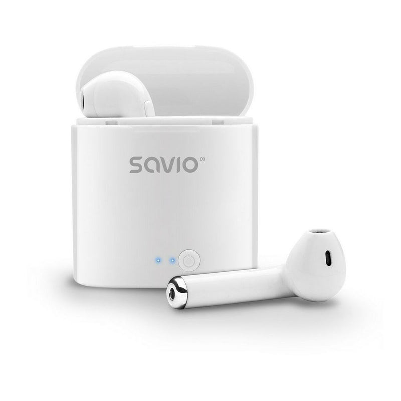 Auriculares in Ear Bluetooth Savio TWS-01 Blanco-0