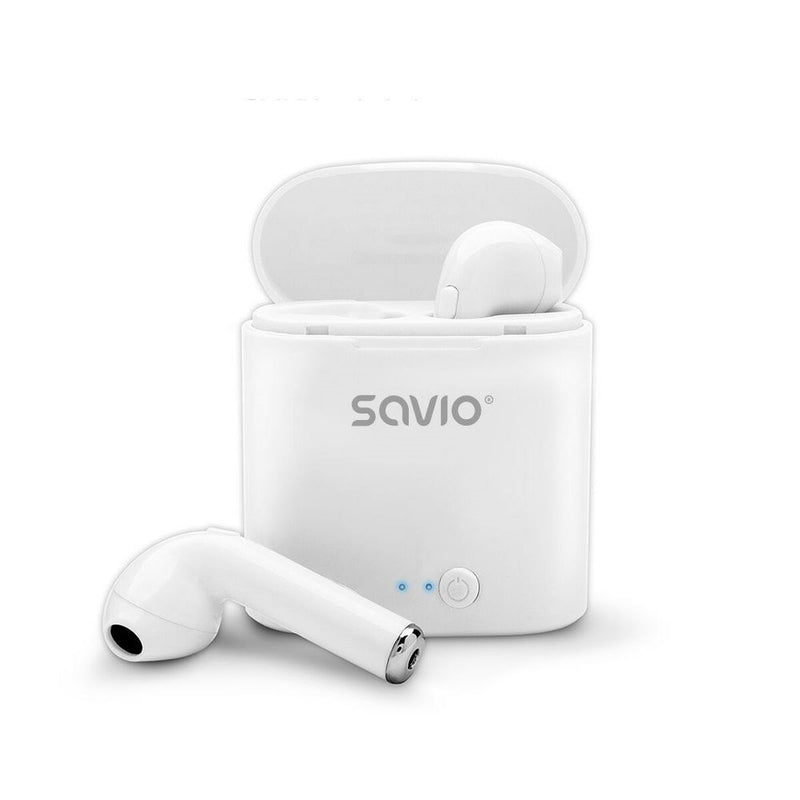 Auriculares in Ear Bluetooth Savio TWS-01 Blanco-4