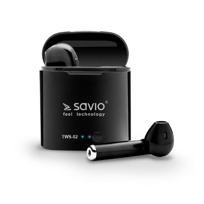 Auriculares in Ear Bluetooth Savio TWS-02 Negro Grafito-0