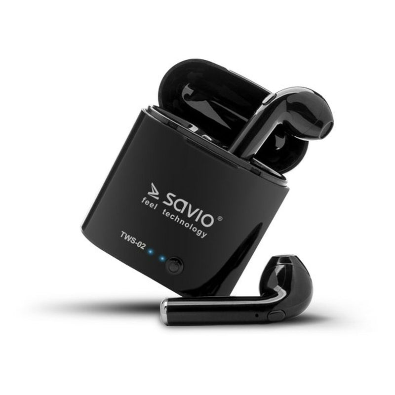 Auriculares in Ear Bluetooth Savio TWS-02 Negro Grafito-2