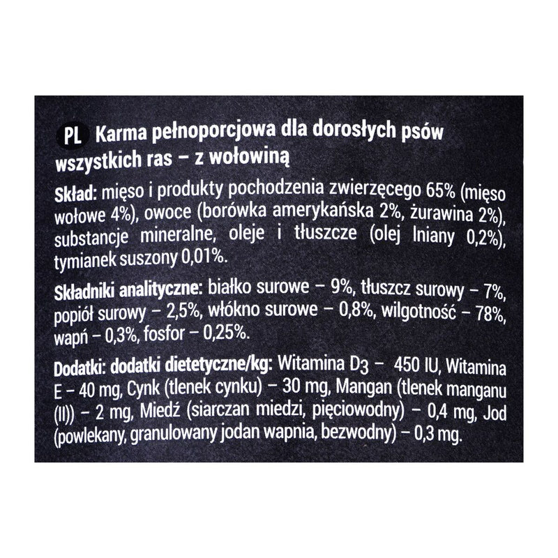 Comida húmeda Dolina Noteci Rafi Ternera 400 g-1