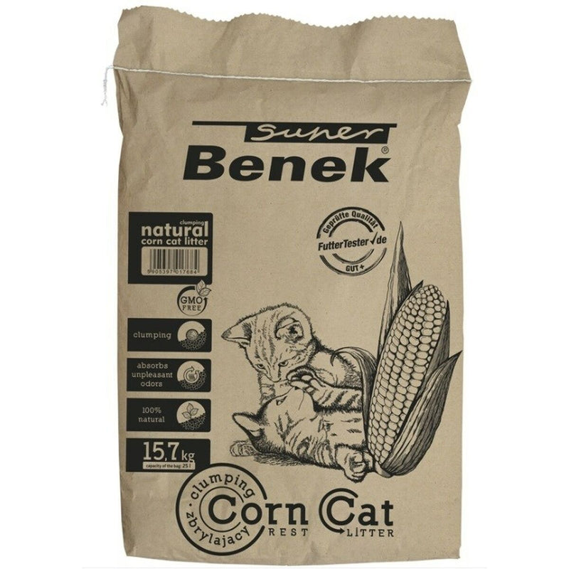 Arena para Gatos Super Benek Super Benek CORN 25 L-0