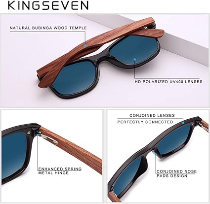 Gafas de Sol de Madera Natural - KINGSEVEN