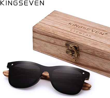 Natural Wood Sunglasses - KINGSEVEN 