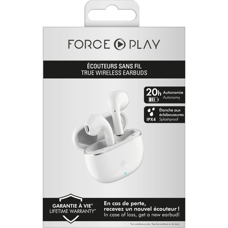 Auriculares in Ear Bluetooth Big Ben Interactive FPYTWSBOUTON Blanco-1