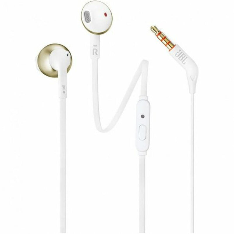 Auriculares con Micrófono JBL Tune 205 Blanco-0