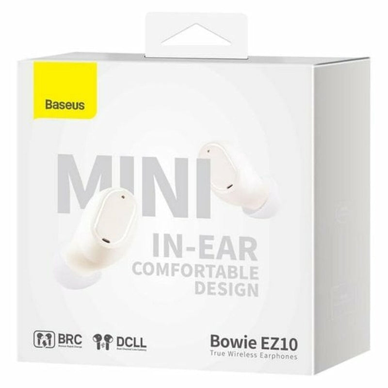 Auriculares con Micrófono Baseus Blanco-1