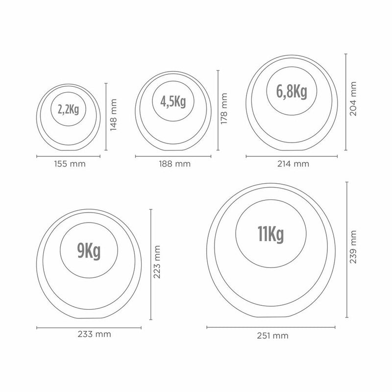 Kugelhantel Xiaomi FED 2,2 kg-8