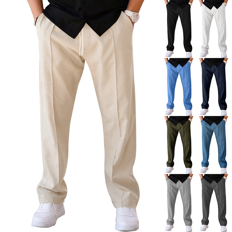 Casual Loose Straight Drawstring Sports Pants