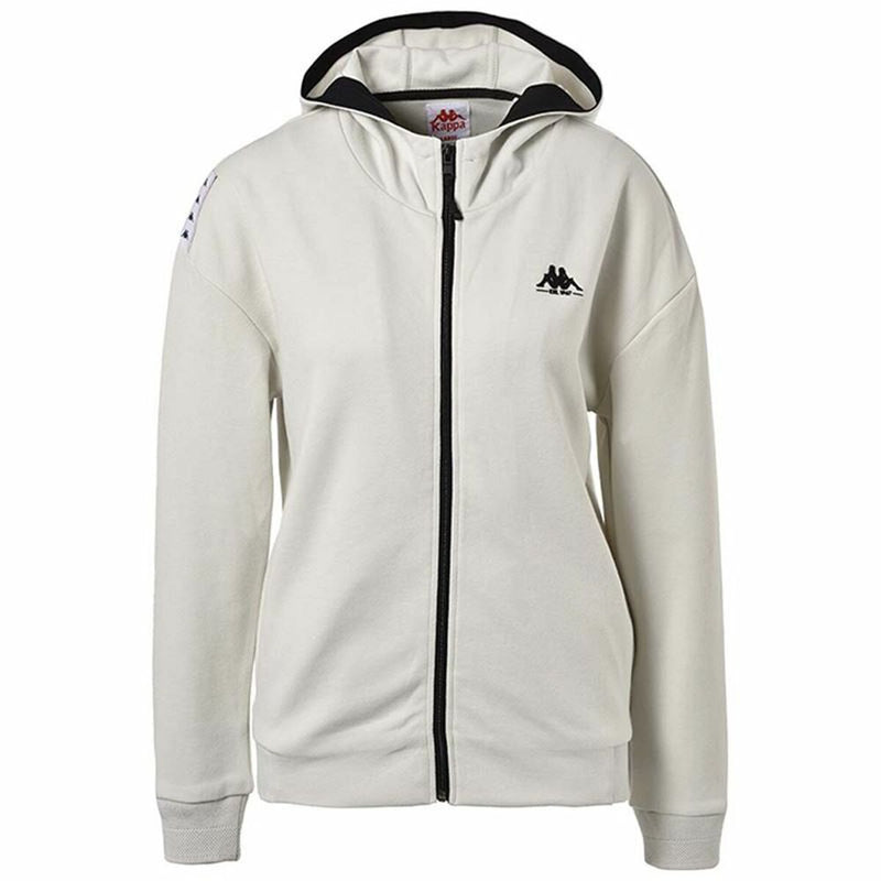 Women’s Hoodie Kappa Yvi Authentic Light grey-0