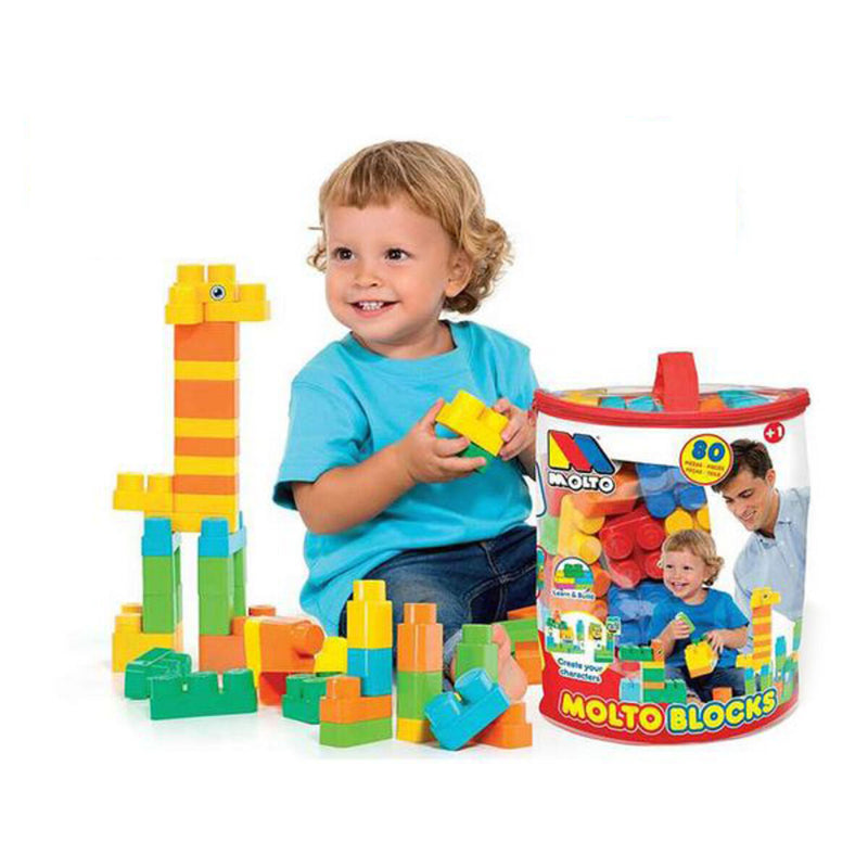 Construction set Moltó 12461 80 Pieces-1