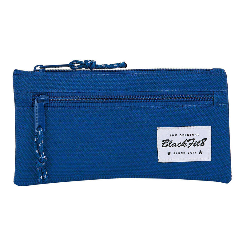 Estuche Escolar BlackFit8 Oxford Azul oscuro (22 x 11 x 1 cm)-0