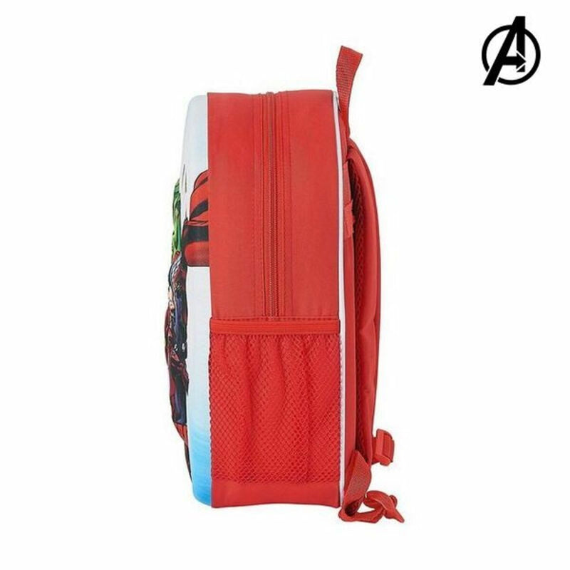 Mochila Infantil 3D The Avengers Rojo-2