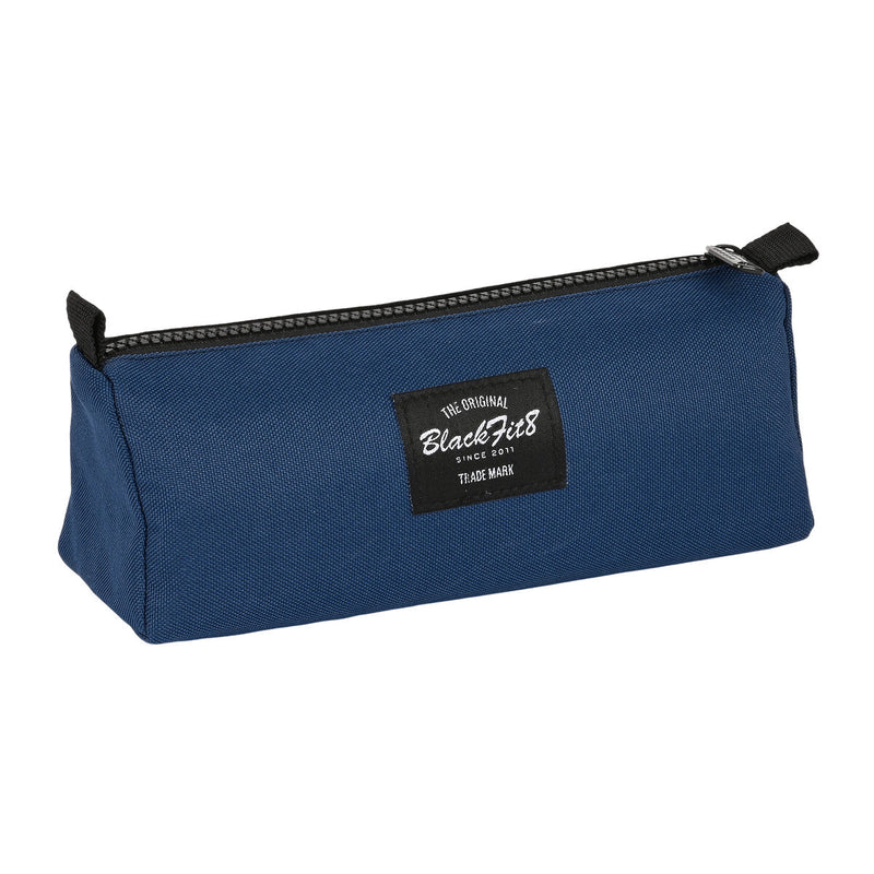 Estuche Escolar BlackFit8 Urban Negro Azul marino (21 x 8 x 7 cm)-0