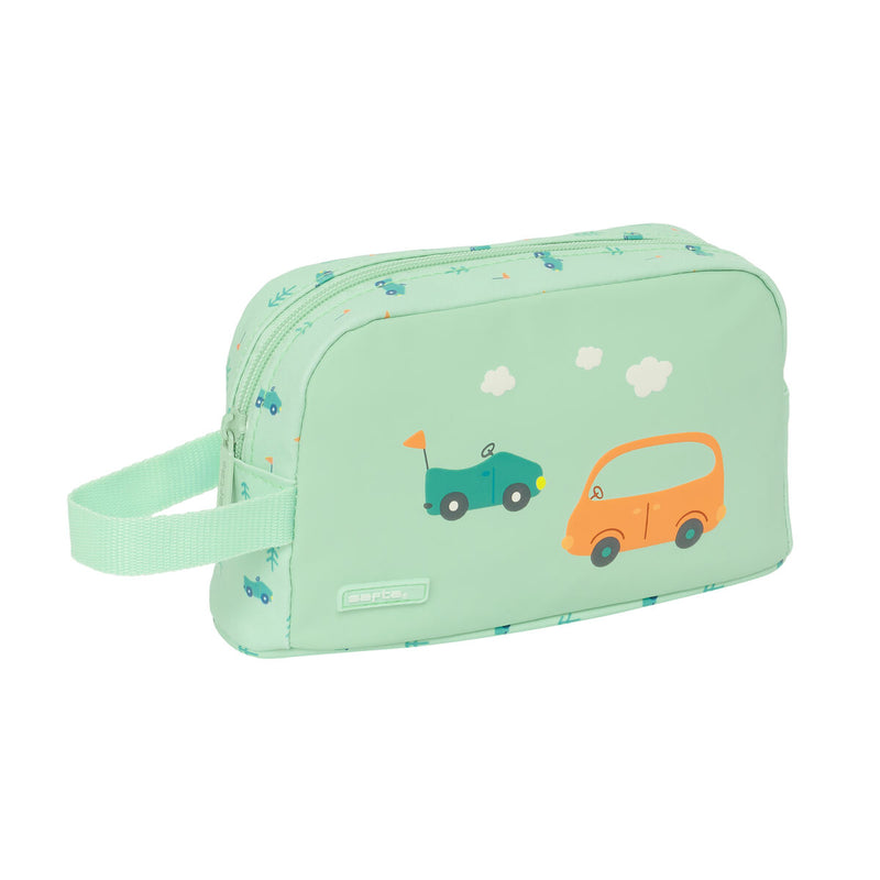 Thermal Lunchbox Safta Cars Green 21.5 x 12 x 6.5 cm-0