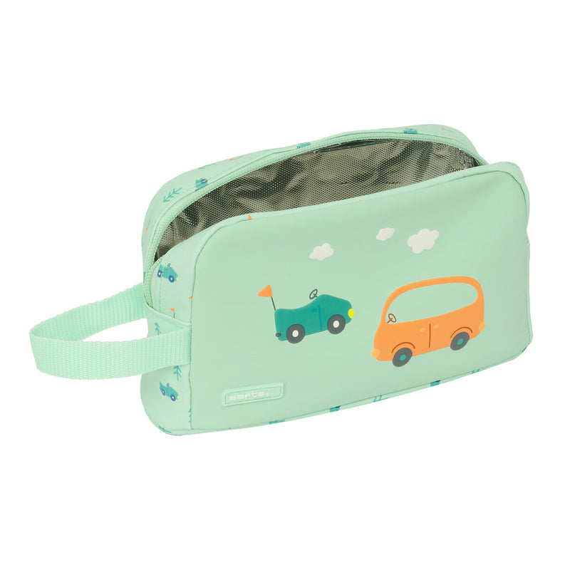 Thermal Lunchbox Safta Cars Green 21.5 x 12 x 6.5 cm-1