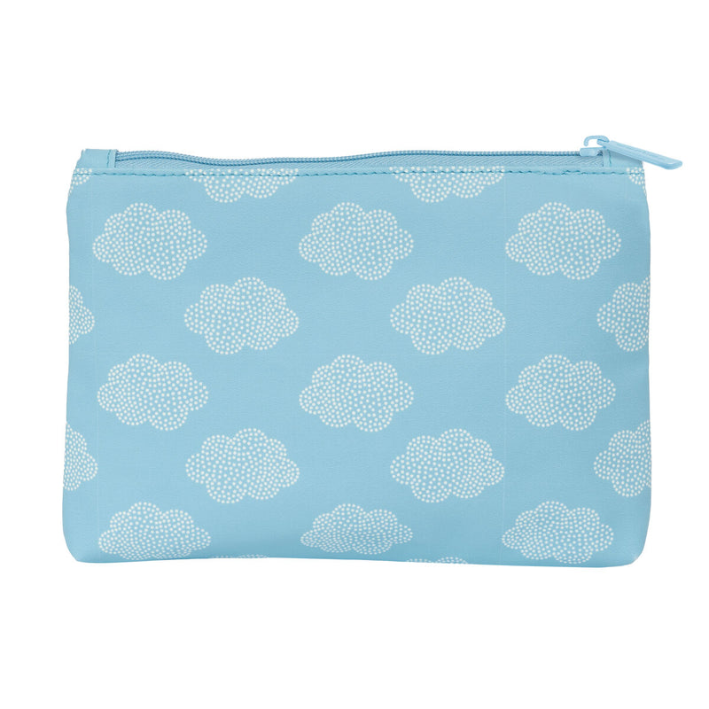 Estuche Escolar Safta Nube Nubes Azul 23 x 16 x 3 cm-1