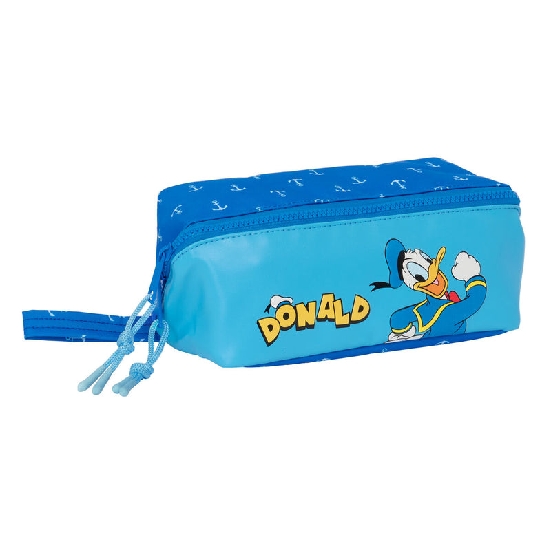 Estuche Escolar Donald Azul 22 x 10 x 10 cm-0